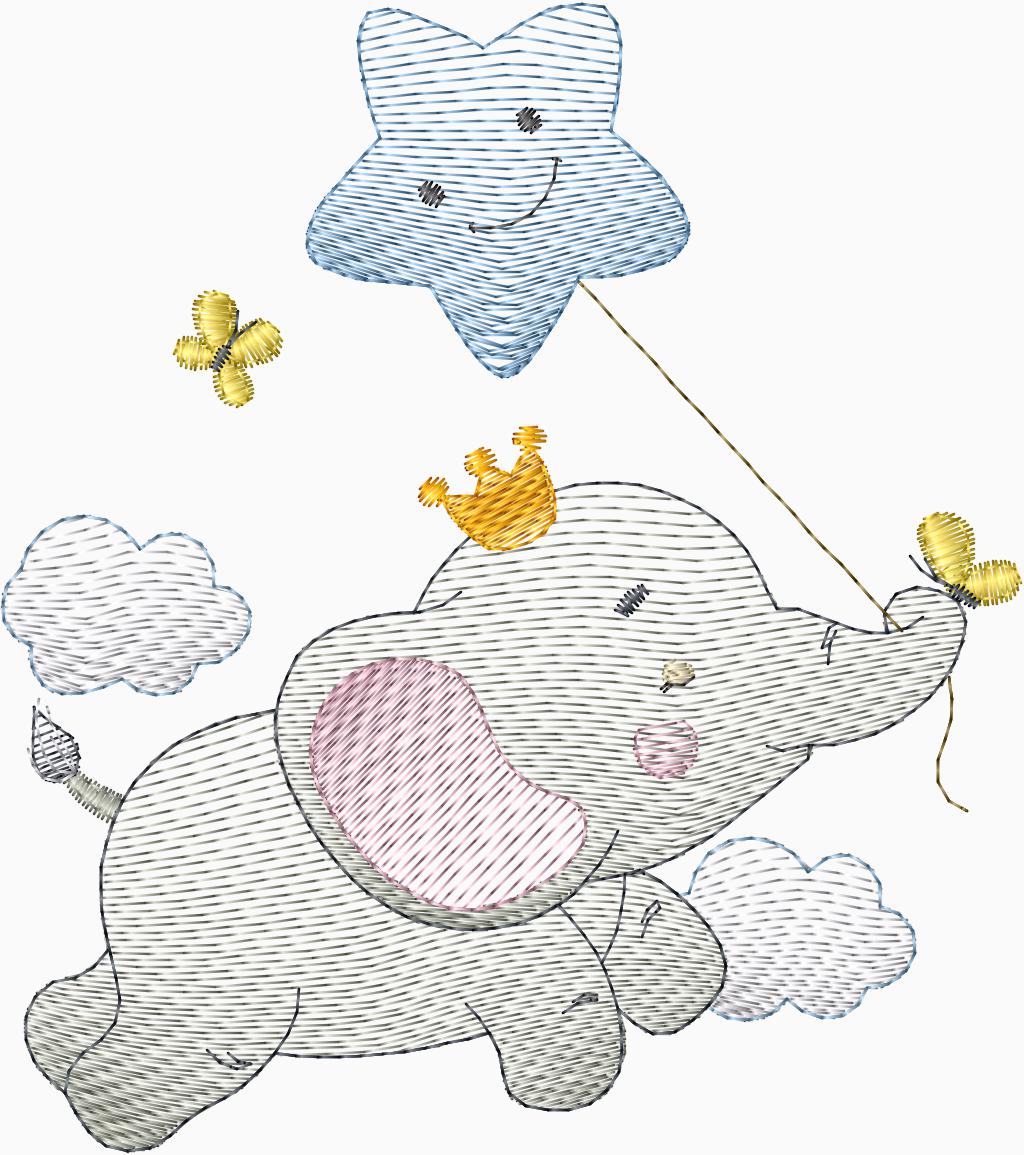 Elefante en la nuve- 0003