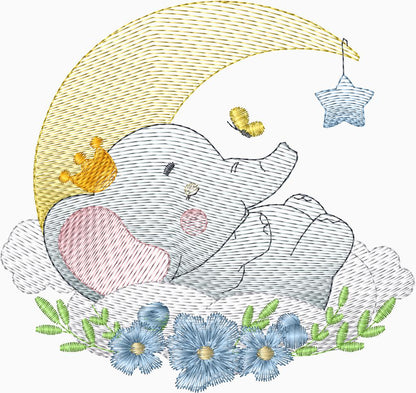 Elefante en la luna - 0001