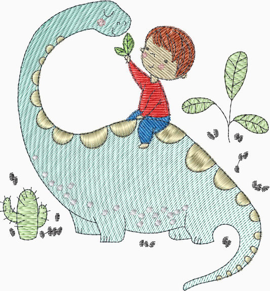 Niño en Dino - 0025