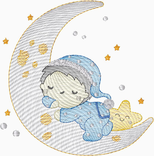 Luna y estrellas- 0035