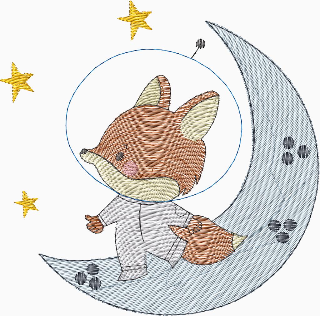 Luna y estrellas- 0036