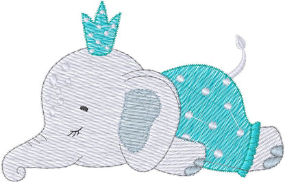 Elefante durmiendo- N0167