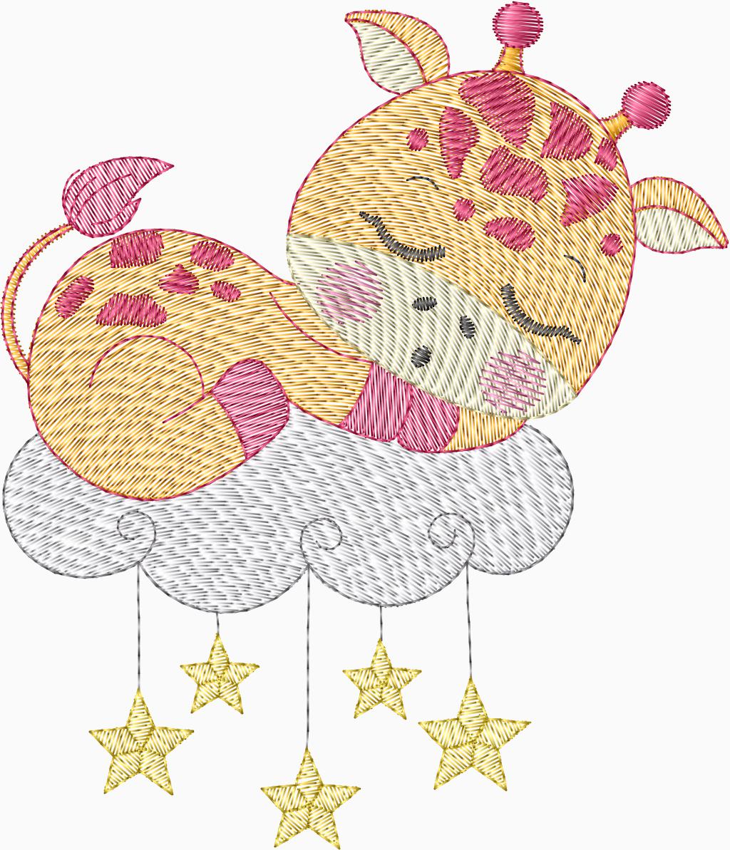 Jirafa durmiendo - 0181