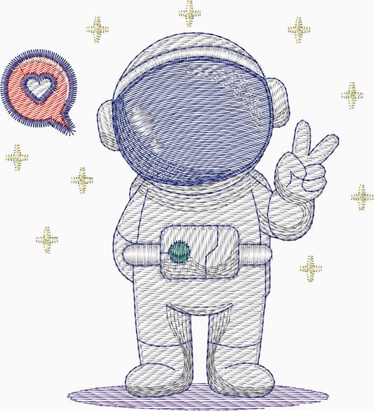 Astronauta Hello - 0186