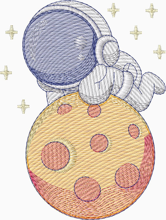 Astronauta en la luna - 0188