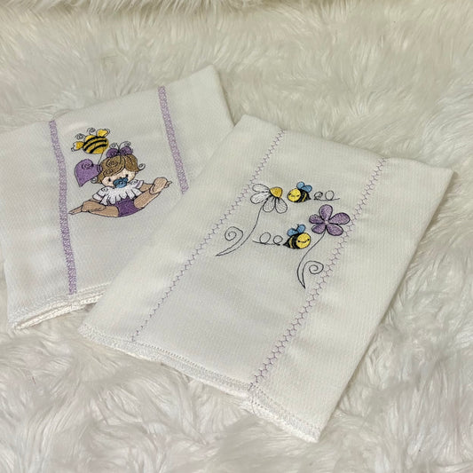 Bee 🐝 set de 2 pañitos con Trutru