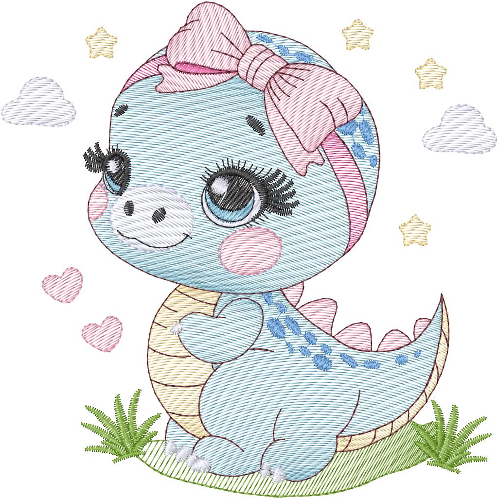 Baby Dino Girl - N0296