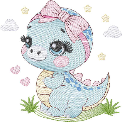 Baby Dino Girl - N0296