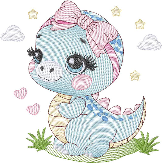 Baby Dino Girl - N0296