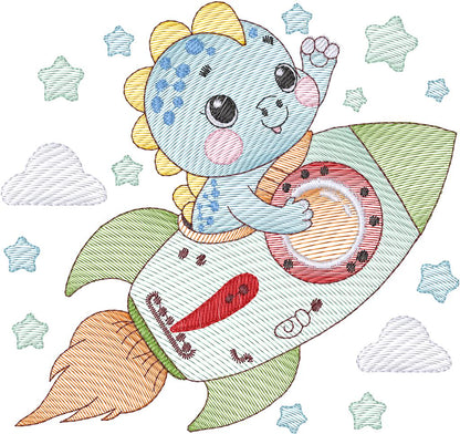 Baby Dino en  Cohete- N0295