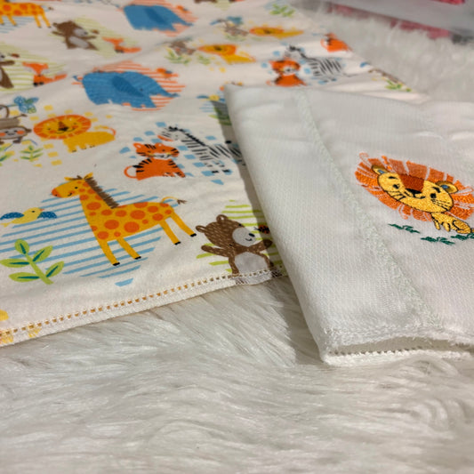 Lion 🦁 Safari - Sábana y pañito con tru tru