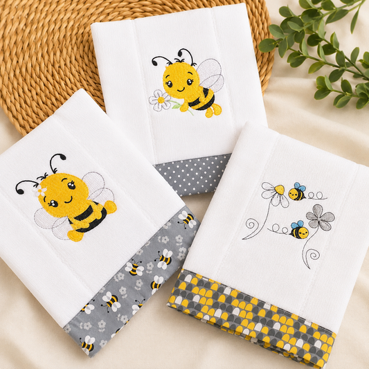 Bee - Set de 3 paños