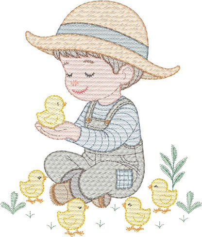 Niño Granjero - N0017