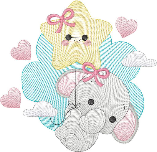 Elefante en el cielo - N0067