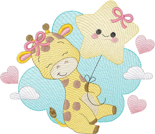 Jirafa en el cielo - N0068