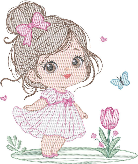 Niña Floral - N0073