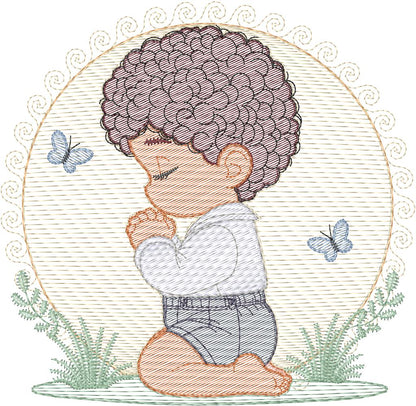 Niño Orando - N0099