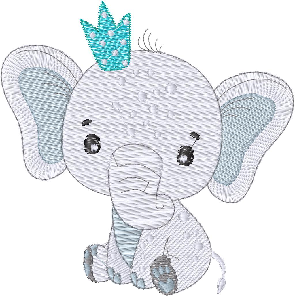 Elefante con corona- N0168