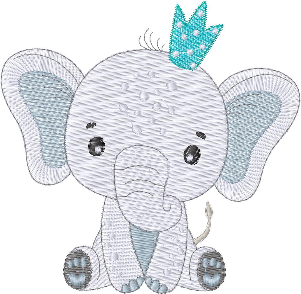 Elefante con corona- N0169