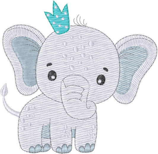 Elefante con corona- N0170