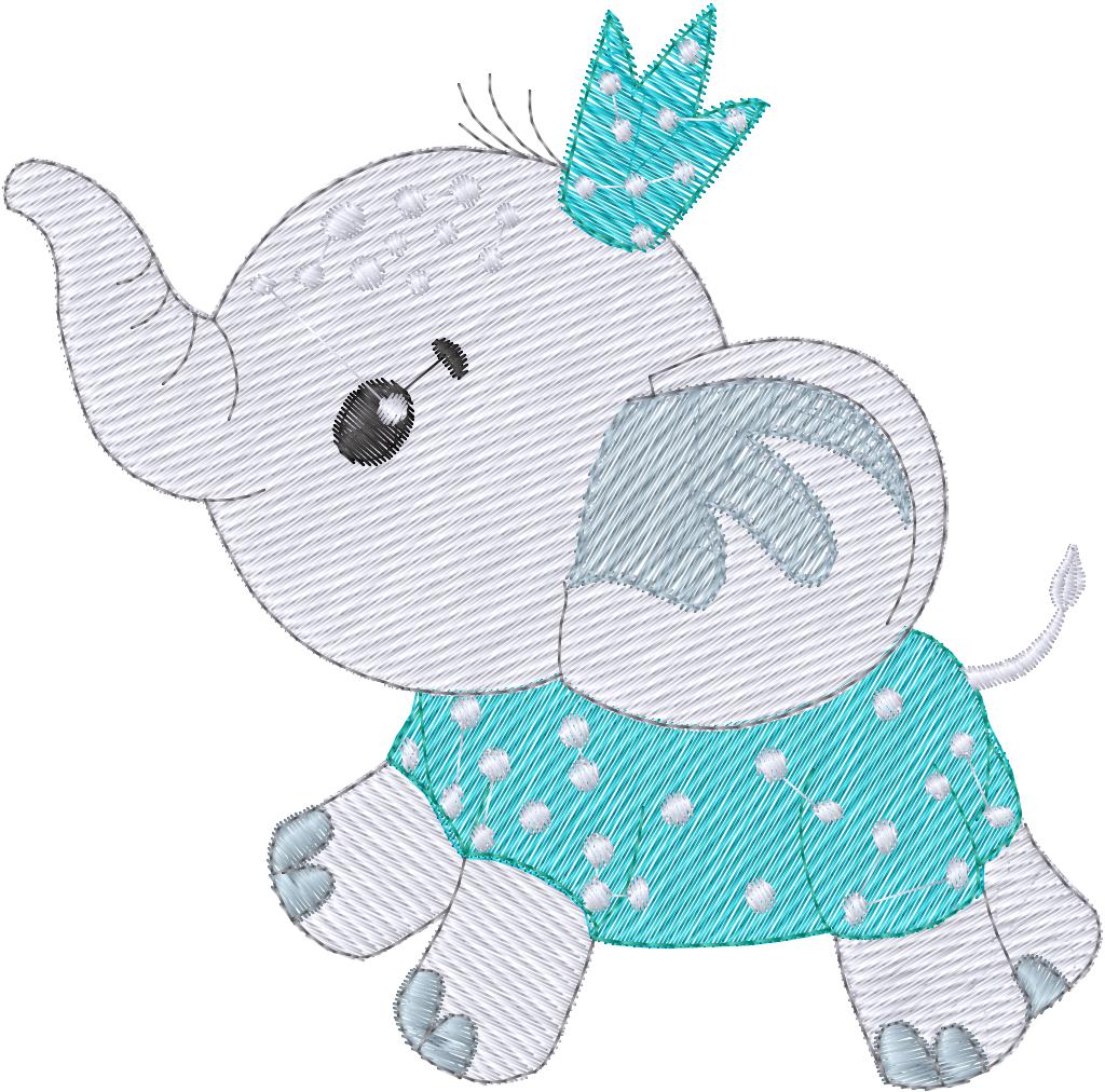 Elefante con corona- N0171