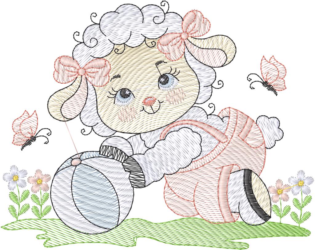 Ovejita jungando - N0189