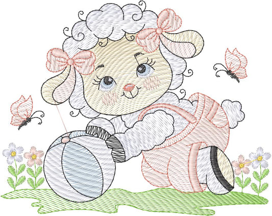 Ovejita jungando - N0189
