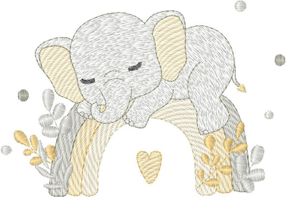 Elefante en Arcoíris- N0195