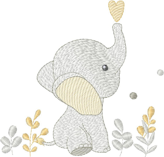 Elefante bebe - N0197