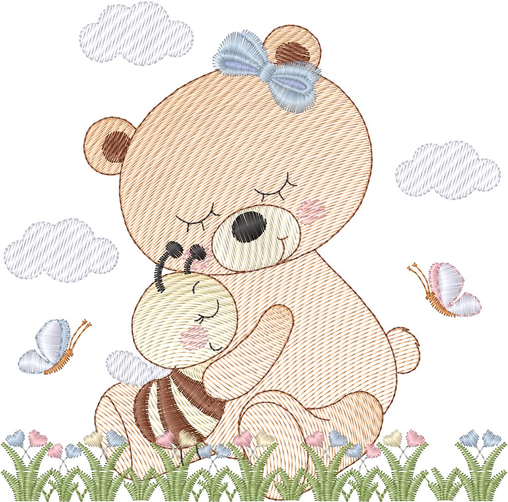 Osita con abejita - N0226