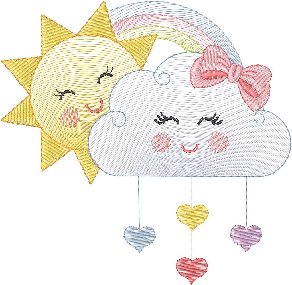 Nube y sol- N0234