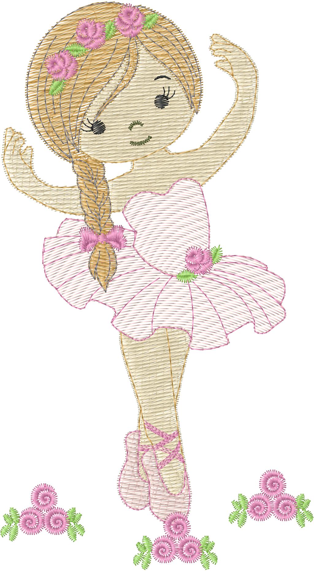 Bailarina Floral- N0252