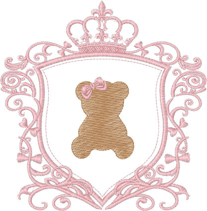 Osita con Arco de corona- N0260