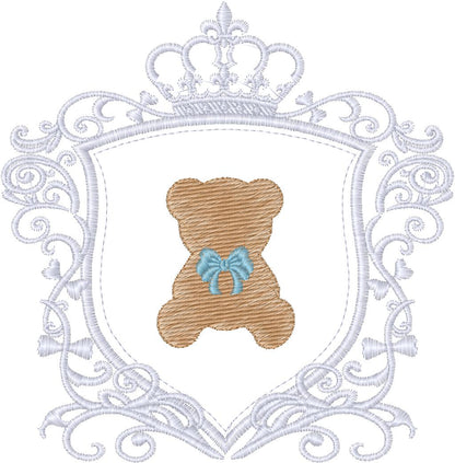 Osito con Arco de corona- N0261