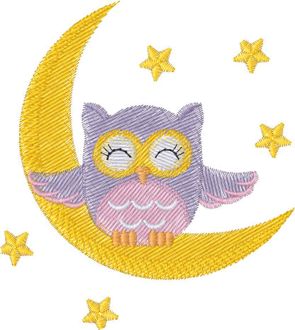 Búho en la Luna- N0269