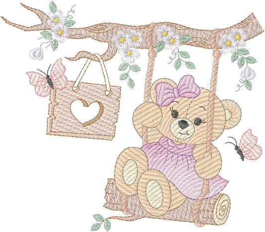 Osita en Columpio- N0273